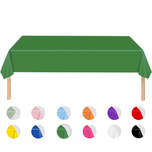 MORAINJAY Grün Tischdecke,137x274cm Tischtuch Plastiktischdecke,Rechteckige Tischabdeckung Gartentischdecke Outdoor Table Cloth für Geburtstag,Gastronomie,Feste,Party,Hochzeiten oder Haushalt MORAINJAY Grün Tischdecke,137x274cm Tischtuch Plastiktischdecke,Rechteckige Tischabdeckung Gartentischdecke Outdoor Table Cloth für Geburtstag,Gastronomie,Feste,Party,Hochzeiten oder Haushalt von MORAINJAY