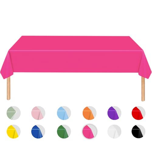 MORAINJAY Rosenrot Tischdecke,137x274cm Tischtuch Plastiktischdecke,Rechteckige Tischabdeckung Gartentischdecke Outdoor Table Cloth für Geburtstag,Gastronomie,Feste,Party,Hochzeiten oder Haushalt MORAINJAY Rosenrot Tischdecke,137x274cm Tischtuch Plastiktischdecke,Rechteckige Tischabdeckung Gartentischdecke Outdoor Table Cloth für Geburtstag,Gastronomie,Feste,Party,Hochzeiten oder Haushalt von MORAINJAY