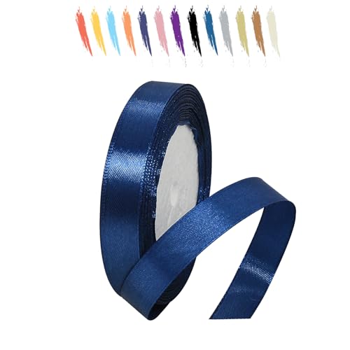 Navyblau 15mm Satinband 23 Meter, Polyesterband, verschönern Sie Ihre Bastelarbeiten und Feiern, ideal für Geschenkverpackungen, Dekorationen, Hochzeitsautoband, Bänder zum Basteln Navyblau 15mm Satinband 23 Meter, Polyesterband, verschönern Sie Ihre Bastelarbeiten und Feiern, ideal für Geschenkverpackungen, Dekorationen, Hochzeitsautoband, Bänder zum Basteln von MORAINJAY