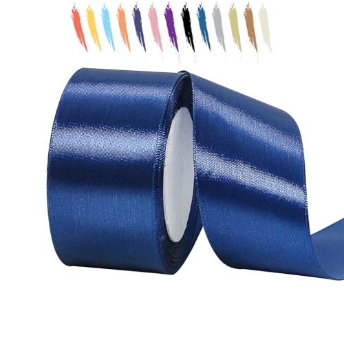Navyblau 50mm Satinband 23 Meter, Polyesterband, verschönern Sie Ihre Bastelarbeiten und Feiern, ideal für Geschenkverpackungen, Dekorationen, Hochzeitsautoband, Bänder zum Basteln Navyblau 50mm Satinband 23 Meter, Polyesterband, verschönern Sie Ihre Bastelarbeiten und Feiern, ideal für Geschenkverpackungen, Dekorationen, Hochzeitsautoband, Bänder zum Basteln von MORAINJAY