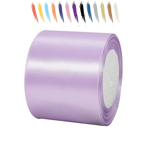 Purpur Rosa 75mm Satinband 23 Meter, Polyesterband, verschönern Sie Ihre Bastelarbeiten und Feiern, ideal für Geschenkverpackungen, Dekorationen, Hochzeitsautoband, Bänder zum Basteln Purpur Rosa 75mm Satinband 23 Meter, Polyesterband, verschönern Sie Ihre Bastelarbeiten und Feiern, ideal für Geschenkverpackungen, Dekorationen, Hochzeitsautoband, Bänder zum Basteln von MORAINJAY