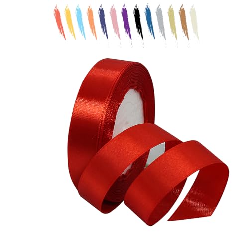 Rot 20mm Satinband 23 Meter, Polyesterband, verschönern Sie Ihre Bastelarbeiten und Feiern, ideal für Geschenkverpackungen, Dekorationen, Hochzeitsautoband, Bänder zum Basteln Rot 20mm Satinband 23 Meter, Polyesterband, verschönern Sie Ihre Bastelarbeiten und Feiern, ideal für Geschenkverpackungen, Dekorationen, Hochzeitsautoband, Bänder zum Basteln von MORAINJAY