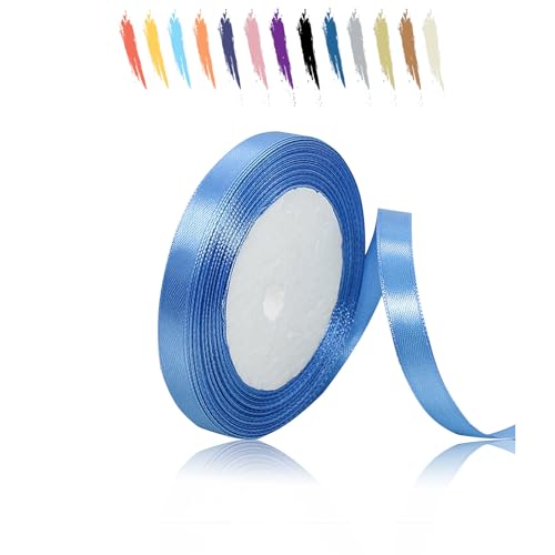 Seeblau 10mm Satinband 23 Meter, Polyesterband, verschönern Sie Ihre Bastelarbeiten und Feiern, ideal für Geschenkverpackungen, Dekorationen, Hochzeitsautoband, Bänder zum Basteln Seeblau 10mm Satinband 23 Meter, Polyesterband, verschönern Sie Ihre Bastelarbeiten und Feiern, ideal für Geschenkverpackungen, Dekorationen, Hochzeitsautoband, Bänder zum Basteln von MORAINJAY