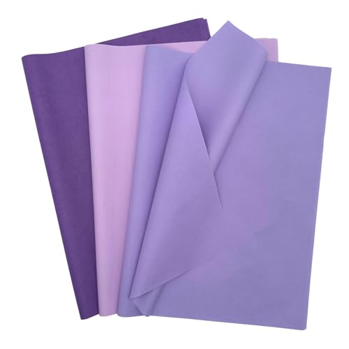 Seidenpapierbögen, 3 Farben, violett, mehrfarbig, perfekt für Geschenktüten, Bastelarbeiten, Geschenkverpackungen, Hochzeit, Geburtstagsfeier, DIY-Papierblumen, vielseitiges Seidenpapier für alle Seidenpapierbögen, 3 Farben, violett, mehrfarbig, perfekt für Geschenktüten, Bastelarbeiten, Geschenkverpackungen, Hochzeit, Geburtstagsfeier, DIY-Papierblumen, vielseitiges Seidenpapier für alle von MORAINJAY