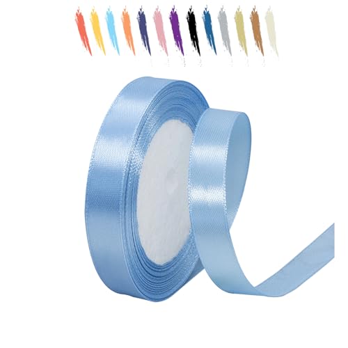 Wasserblau 15mm Satinband 23 Meter, Polyesterband, verschönern Sie Ihre Bastelarbeiten und Feiern, ideal für Geschenkverpackungen, Dekorationen, Hochzeitsautoband, Bänder zum Basteln Wasserblau 15mm Satinband 23 Meter, Polyesterband, verschönern Sie Ihre Bastelarbeiten und Feiern, ideal für Geschenkverpackungen, Dekorationen, Hochzeitsautoband, Bänder zum Basteln von MORAINJAY