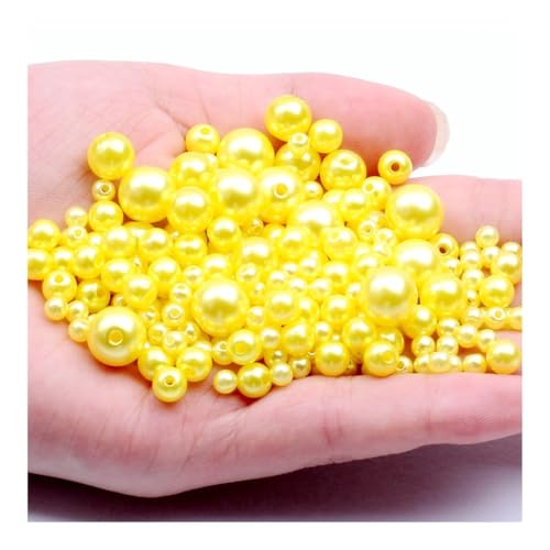 ABS-Imitationsperlen in verschiedenen Farben, 3–12 mm, helles gerades Loch, runde Perlen für Schmuckherstellung, Zubehör zur Herstellung von Halsketten, Zitronengelb, 5,3 mm, 1000 Stück ABS-Imitationsperlen in verschiedenen Farben, 3–12 mm, helles gerades Loch, runde Perlen für Schmuckherstellung, Zubehör zur Herstellung von Halsketten, Zitronengelb, 5,3 mm, 1000 Stück von MORENTSU