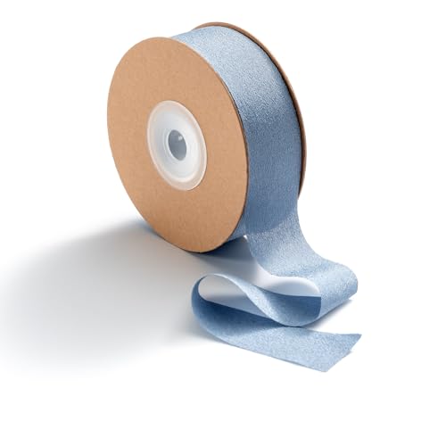 MORSUNBELA Geschenkband Blau Grau 2,5 cm x 23 m Seidenband Dusty Blue Schleifenband blau Geschenkbänder Breit Hochzeit Dekoband,Blau Grau MORSUNBELA Geschenkband Blau Grau 2,5 cm x 23 m Seidenband Dusty Blue Schleifenband blau Geschenkbänder Breit Hochzeit Dekoband,Blau Grau von MORSUNBELA