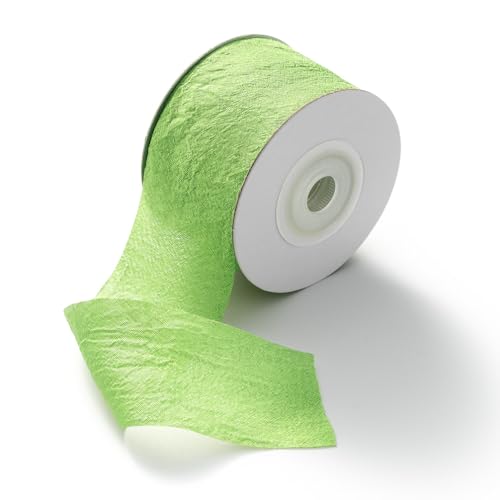 MORSUNBELA Schleifenband Grün, Geschenkband Grün, Hochzeit Dekoband Satinband Grün Chiffonband Grün, 3,8 cm x 23 m Bänder, für Geschenkverpackung, Blumen, Valentinstag Dekoband MORSUNBELA Schleifenband Grün, Geschenkband Grün, Hochzeit Dekoband Satinband Grün Chiffonband Grün, 3,8 cm x 23 m Bänder, für Geschenkverpackung, Blumen, Valentinstag Dekoband von MORSUNBELA