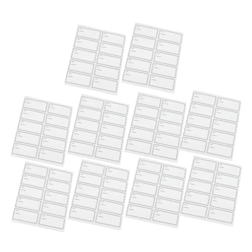 MOTHNUR 10 Blatt Ablösbare Wasser und Ölbeständige Etiketten Praktische Beschreibbare Vorratsaufkleber für Lebensmittel Flaschen Vielseitige Haltbarkeits und Datumskennzeichnung MOTHNUR 10 Blatt Ablösbare Wasser und Ölbeständige Etiketten Praktische Beschreibbare Vorratsaufkleber für Lebensmittel Flaschen Vielseitige Haltbarkeits und Datumskennzeichnung von MOTHNUR