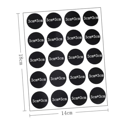 MOTHNUR 10 Blatt Schwarze Selbstklebende Tafel Etiketten Wasserfeste Küchenaufkleber für Gewürzgläser und Flaschen Praktische Abwischbare Beschriftungsaufkleber für Haushalt MOTHNUR 10 Blatt Schwarze Selbstklebende Tafel Etiketten Wasserfeste Küchenaufkleber für Gewürzgläser und Flaschen Praktische Abwischbare Beschriftungsaufkleber für Haushalt von MOTHNUR