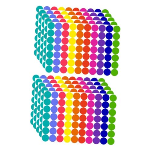 MOTHNUR 10 Blatt Selbstklebende Farbrunde Aufkleber Runde Etiketten Sticker für Beschriften Basteln Klassifizieren Vielseitig Einsetzbar Farbcodierung für Büro Haushalt Schule Lager MOTHNUR 10 Blatt Selbstklebende Farbrunde Aufkleber Runde Etiketten Sticker für Beschriften Basteln Klassifizieren Vielseitig Einsetzbar Farbcodierung für Büro Haushalt Schule Lager von MOTHNUR