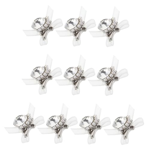 MOTHNUR 10 Stück Nagelkunst Zubehör Schleifen Nägel Charms Strass Nagel Charm Schleife Nagel Charm Nagel Charms Für Frauen Nägel Nagel Charms Für Nagelkunst Nagel Charms von MOTHNUR