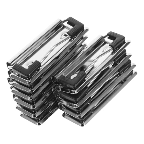 MOTHNUR 10 Stück Teiliges Metall klemmbrett clips mit Kunststoff ecken und Aufhängehaken Starke Schreibtafel clips für Schule Büro Dokumentenorganisation Langlebig und Montierbar MOTHNUR 10 Stück Teiliges Metall klemmbrett clips mit Kunststoff ecken und Aufhängehaken Starke Schreibtafel clips für Schule Büro Dokumentenorganisation Langlebig und Montierbar von MOTHNUR