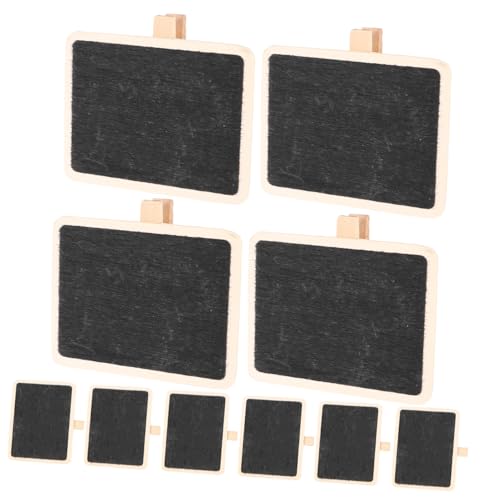 MOTHNUR 10 Stück Teiliges Mini Holz-klammer mit Kleiner Beschreibbarer Kreidetafel Kreative Memo Fotohalter Multifunktionale Notizclips für Büro Zuhause und Diy-dekoration MOTHNUR 10 Stück Teiliges Mini Holz-klammer mit Kleiner Beschreibbarer Kreidetafel Kreative Memo Fotohalter Multifunktionale Notizclips für Büro Zuhause und Diy-dekoration von MOTHNUR