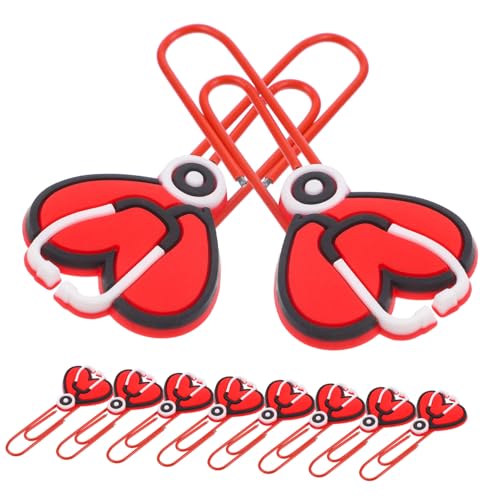 MOTHNUR 10 Stück Teiliges Süße Bunte Büroklammern als Niedliche Lesezeichen für Schule und Büro Vielseitige Papierclips mit Cartoon motiv Praktische und Kreative Schulsachen für MOTHNUR 10 Stück Teiliges Süße Bunte Büroklammern als Niedliche Lesezeichen für Schule und Büro Vielseitige Papierclips mit Cartoon motiv Praktische und Kreative Schulsachen für von MOTHNUR