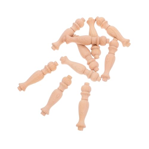 MOTHNUR 10 Stück Unlackierte Holzspindeln für Bastelarbeiten Dekorative Holzbaluster für Möbel und Robuste Holzsäulen für Kreative Projekte und Innendekoration MOTHNUR 10 Stück Unlackierte Holzspindeln für Bastelarbeiten Dekorative Holzbaluster für Möbel und Robuste Holzsäulen für Kreative Projekte und Innendekoration von MOTHNUR