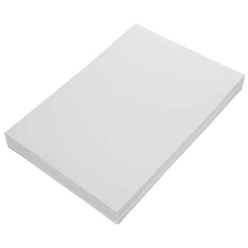 MOTHNUR 100 Blatt Bedruckbares Vinyl Aufkleberpapier Mattweiß Selbstklebend Kompatibel mit Tintenstrahldruckern Vielseitig Einsetzbar für DIY Etiketten Büro und Schule von MOTHNUR