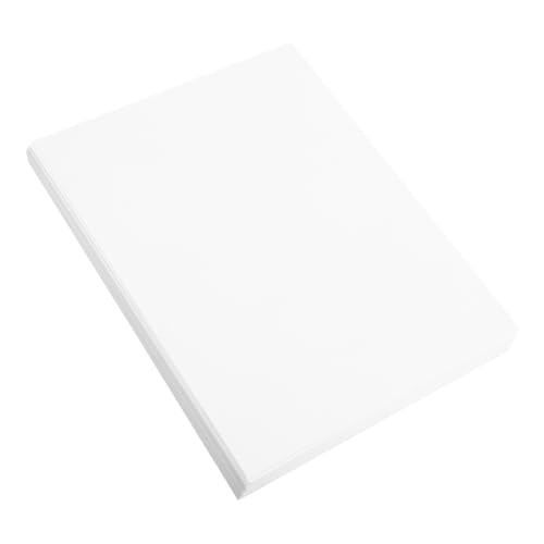MOTHNUR 100 Blatt Matte Selbstklebende Etiketten Blanko Stickerpapier für Drucker Schreibbar mit Stift Smudge frei Vielseitig für Versand Lager Basteln und Adressetiketten von MOTHNUR