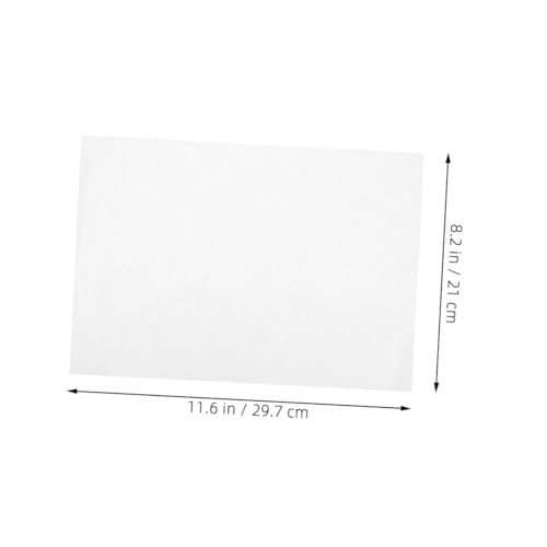 MOTHNUR 100 Blatt Selbstklebendes Etikettenpapier Bedruckbar für Tintenstrahl und Laserdrucker Rechteckige Aufkleber zum Beschriften und Organisieren Vielseitig Haftend für Büro und von MOTHNUR