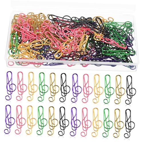 MOTHNUR 100 Stück Bunte Metall Büroklammern Notenform Langlebig Robust Vielseitig für Büro Schule Fotos Memo Geschenk Zufällige Farbe Zufällige Farbe MOTHNUR 100 Stück Bunte Metall Büroklammern Notenform Langlebig Robust Vielseitig für Büro Schule Fotos Memo Geschenk Zufällige Farbe Zufällige Farbe von MOTHNUR
