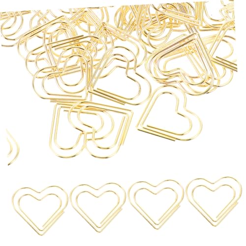 MOTHNUR 100 Stück Herzförmige Büroklammern Kleine Kreative Metall Paperclips Lesezeichen Clips für Büro Schule Zuhause Organisieren und Dekorieren MOTHNUR 100 Stück Herzförmige Büroklammern Kleine Kreative Metall Paperclips Lesezeichen Clips für Büro Schule Zuhause Organisieren und Dekorieren von MOTHNUR