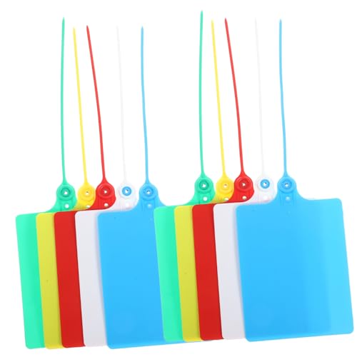 MOTHNUR 100 Stück Kunststoff Anhänger PP Versandetiketten mit Kabelbindern Farben Gemischt Leichte Gepäckbeschriftung Vielseitig für Lager und Versand MOTHNUR 100 Stück Kunststoff Anhänger PP Versandetiketten mit Kabelbindern Farben Gemischt Leichte Gepäckbeschriftung Vielseitig für Lager und Versand von MOTHNUR