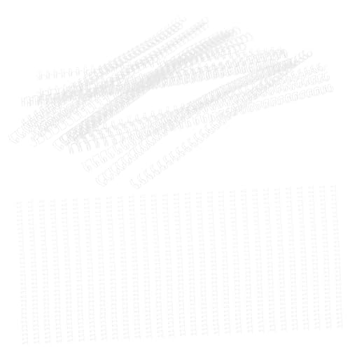 MOTHNUR 100 Stück Metall Binder Ringe Zähne Flexible Buchringe für Notizbuch Lose Bürobedarf Schreibwaren Ringbücher Zubehör von MOTHNUR
