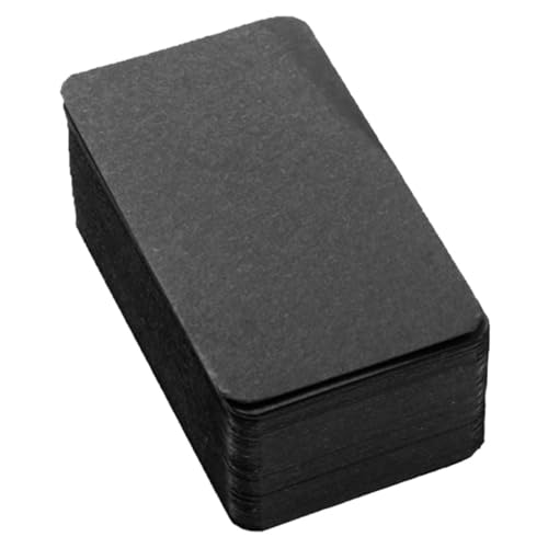 MOTHNUR 100 Stück Schwarze Blanko Karteikarten aus Papier Handliche Notizkarten für Englischlernen Vielseitig Einsetzbar für Schüler Lehrer und Persönliche Sowie Professionelle Nutzung von MOTHNUR