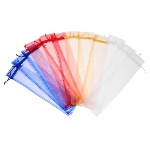 MOTHNUR 12 Stück Teiliges Bunte Organzasäckchen mit Zugband Wiederverwendbare Schmuckbeutel Große Kapazität Geschenktüten für Hochzeit Party Festlichkeiten Vielseitig Einsetzbare Organza MOTHNUR 12 Stück Teiliges Bunte Organzasäckchen mit Zugband Wiederverwendbare Schmuckbeutel Große Kapazität Geschenktüten für Hochzeit Party Festlichkeiten Vielseitig Einsetzbare Organza von MOTHNUR
