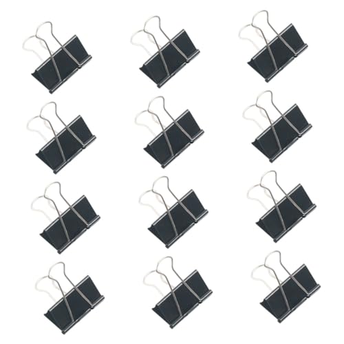 MOTHNUR 12 Stück Teiliges Metall klemmbrett clips Große Ergonomische Zeichentafelklammern mit Aufhängeloch Vielseitig für Künstler Maler und Bürobedarf Stabile Halterung für Dokumente und von MOTHNUR