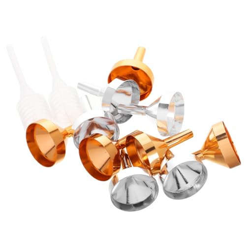 MOTHNUR 12 Stück Teiliges Mini Metalltrichter mit Mini Pipetten Kleine Trichter für Parfüm und Duftöle Kompakt Langlebig zum Befüllen Kleiner Flaschen und Behälter Unterwegs MOTHNUR 12 Stück Teiliges Mini Metalltrichter mit Mini Pipetten Kleine Trichter für Parfüm und Duftöle Kompakt Langlebig zum Befüllen Kleiner Flaschen und Behälter Unterwegs von MOTHNUR