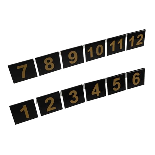 MOTHNUR 12 Stück Teiliges V Nummernmarker aus für Detektivspiele und Halloween Events Stilvolle und Robuste Party Dekorationen für Ermittlungen und Rollenspiele Vielseitig Einsetzbar von MOTHNUR