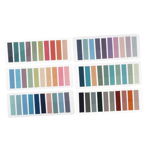 MOTHNUR 1200 Stück Teiliges Selbstklebendes Seitenregister Farben Stil Beschriftbare Haftnotizen für Bücher Notizbücher und Dokumente Langlebige Reißfeste Klebemarkierungen für Einfache MOTHNUR 1200 Stück Teiliges Selbstklebendes Seitenregister Farben Stil Beschriftbare Haftnotizen für Bücher Notizbücher und Dokumente Langlebige Reißfeste Klebemarkierungen für Einfache von MOTHNUR