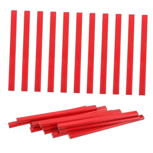MOTHNUR 144 Stück Rote Holzbau Bleistifte mit Oktagonalem Design Präzise Schreiner Marker für Holzarbeiten Komfortabler Griff Bruchfeste Hb Mine für Bau und DIY Projekte MOTHNUR 144 Stück Rote Holzbau Bleistifte mit Oktagonalem Design Präzise Schreiner Marker für Holzarbeiten Komfortabler Griff Bruchfeste Hb Mine für Bau und DIY Projekte von MOTHNUR