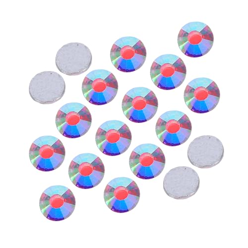MOTHNUR 1440 Stück Runde Kristallgems für Diy Nageldesigns Mehrfarbige Dekorationssteine für Kleidung und Schuhverzierungen von MOTHNUR