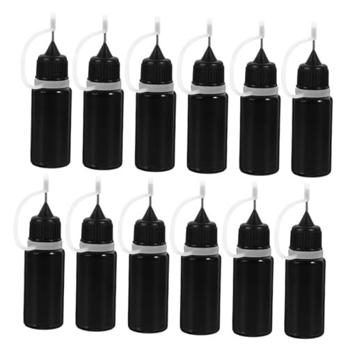 MOTHNUR 15 Stück Teiliges Leere Quetschflaschen Schwarz Präzise Dosierflaschen für Klebstoff Öl DIY Bastelprojekte Malen und Handwerk Tropfflaschen aus Kunststoff MOTHNUR 15 Stück Teiliges Leere Quetschflaschen Schwarz Präzise Dosierflaschen für Klebstoff Öl DIY Bastelprojekte Malen und Handwerk Tropfflaschen aus Kunststoff von MOTHNUR
