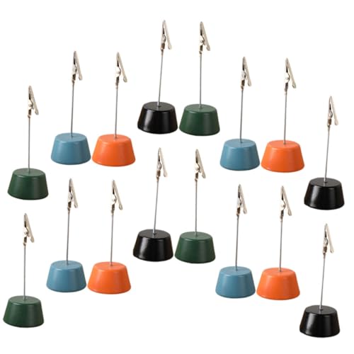 MOTHNUR 16 Stück Teiliges Bunter Holz Fotohalter mit Clips Multifunktionale Karten und Memo Clips für Büro und Schreibtisch Wiederverwendbar Stabiler Kartenhalter für Notizen und Bilder MOTHNUR 16 Stück Teiliges Bunter Holz Fotohalter mit Clips Multifunktionale Karten und Memo Clips für Büro und Schreibtisch Wiederverwendbar Stabiler Kartenhalter für Notizen und Bilder von MOTHNUR