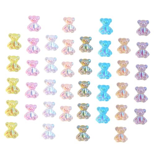 MOTHNUR 160 Stück Teiliges Nagelkunst Süßen Bärchen Manicure Patches in Farben Langlebige Gesunde Nageldekorationen für DIY Nail Art und Nagelschmuck Fans von MOTHNUR