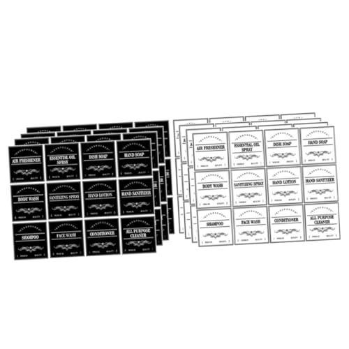 MOTHNUR 2 Sätze Wasserdichte Aufkleber Teilig für Flaschen und Behälter Etiketten für Bad und Küche Wiederverwendbare Organisation Labels für Shampoo Reinigungsmittel und Kosmetik MOTHNUR 2 Sätze Wasserdichte Aufkleber Teilig für Flaschen und Behälter Etiketten für Bad und Küche Wiederverwendbare Organisation Labels für Shampoo Reinigungsmittel und Kosmetik von MOTHNUR
