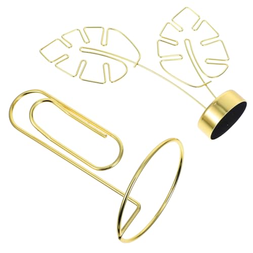 MOTHNUR 2 Stück Kartenhalter Tischkartenhalter für Hochzeit Party Tischdekoration Fotohalter Memo Clips Stabile Tischnummernhalter Praktische Tischkarten Clips aus Eisen von MOTHNUR