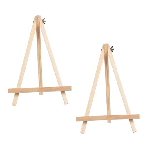 MOTHNUR 2 Stück Mini Staffelei aus Holz Kleine Tisch Staffelei Stabiler Dreibein Rahmen für Zeichnungen Fotos Karten für Kunst Dekoration Hochzeit Party und Schaufenster MOTHNUR 2 Stück Mini Staffelei aus Holz Kleine Tisch Staffelei Stabiler Dreibein Rahmen für Zeichnungen Fotos Karten für Kunst Dekoration Hochzeit Party und Schaufenster von MOTHNUR