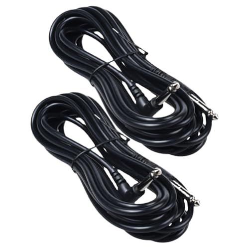 MOTHNUR 2 Stück Teiliges Gitarrenkabel Klinke Gewinkelter Stecker Abgeschirmtes Audioverbindungskabel Langlebig Geräuscharm Geeignet für Gitarre Bass Keyboard MOTHNUR 2 Stück Teiliges Gitarrenkabel Klinke Gewinkelter Stecker Abgeschirmtes Audioverbindungskabel Langlebig Geräuscharm Geeignet für Gitarre Bass Keyboard von MOTHNUR