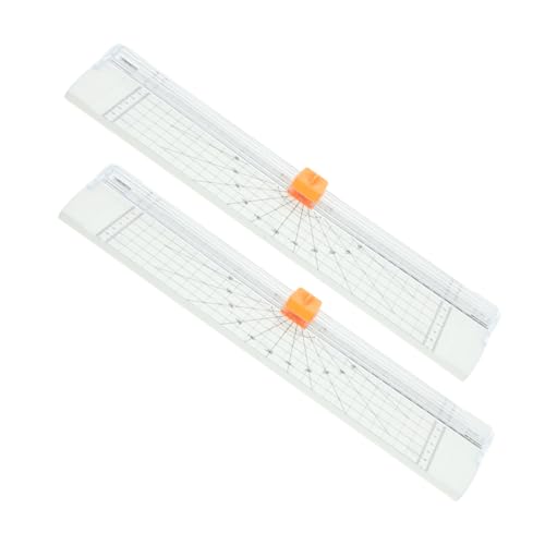 MOTHNUR 2 Stück Teiliges Papierschneidegerät mit Faltbarem Lineal Präziser Papier Trimmer für Scrapbooking Basteln Fotos Karten Etiketten Tragbar für Büro und Zuhause Weiß MOTHNUR 2 Stück Teiliges Papierschneidegerät mit Faltbarem Lineal Präziser Papier Trimmer für Scrapbooking Basteln Fotos Karten Etiketten Tragbar für Büro und Zuhause Weiß von MOTHNUR