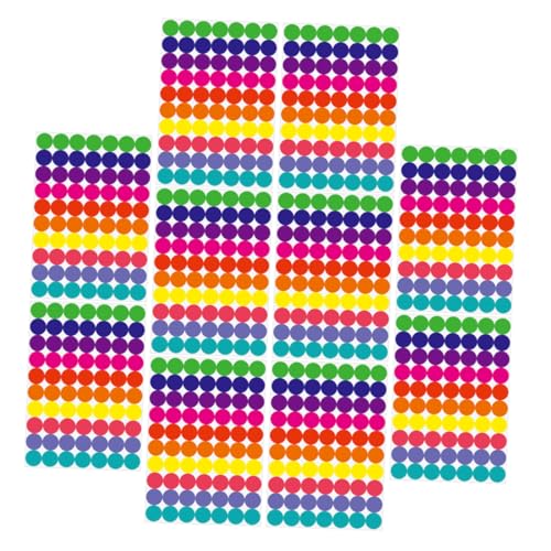 MOTHNUR 20 Blatt Bunte Abnehmbare DIY Rundpunkte Aufkleber mit Beschreibbarer Oberfläche Langlebige Klebeetiketten für Farbcodierung Organisation Schule und Bastelprojekte MOTHNUR 20 Blatt Bunte Abnehmbare DIY Rundpunkte Aufkleber mit Beschreibbarer Oberfläche Langlebige Klebeetiketten für Farbcodierung Organisation Schule und Bastelprojekte von MOTHNUR