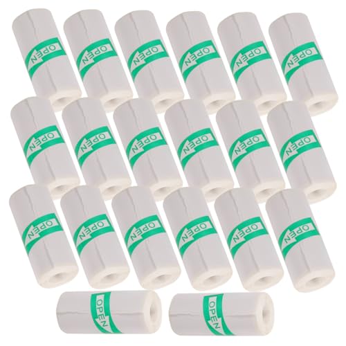 MOTHNUR 20 Rollen Thermaldruckaufkleber Drucken von Aufkleberpapier Tragbare thermische Etiketten mini tragbare Wärmeetiketten Thermopapier für den Einzelhandel Mini-Thermoetiketten Weiß von MOTHNUR