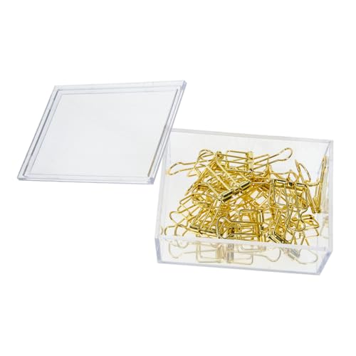 MOTHNUR 20 Stück Teiliges Goldene Büroklammern mit Hohldesign Edelstahl Metallklemmen Vielseitige Deko und Aktenklammern für Notizen Dokumente Kalender und Snackbeutel Langlebig und MOTHNUR 20 Stück Teiliges Goldene Büroklammern mit Hohldesign Edelstahl Metallklemmen Vielseitige Deko und Aktenklammern für Notizen Dokumente Kalender und Snackbeutel Langlebig und von MOTHNUR