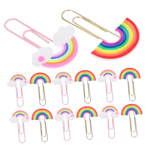 MOTHNUR 20 Stück Teiliges Kleine Farbige Papierklammern Rainbow Bookmarks mit Starker Klemmkraft Langlebige Bunte Büroklammern für Akten Notizen Fotos und Dokumente im Büro Schulalltag MOTHNUR 20 Stück Teiliges Kleine Farbige Papierklammern Rainbow Bookmarks mit Starker Klemmkraft Langlebige Bunte Büroklammern für Akten Notizen Fotos und Dokumente im Büro Schulalltag von MOTHNUR