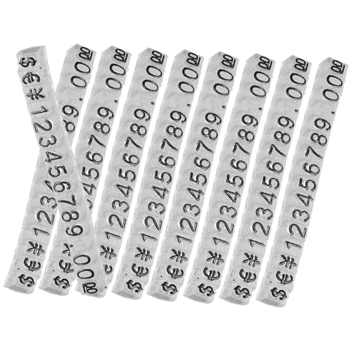 MOTHNUR 20 Stück Teiliges Preisschild Transparentem mit Schwarzer Beschriftung Verstellbare Preiswürfel für Einzelhandel Schmuck Obst und Gemüse Klarer Preisaufsteller für Ladentheke und MOTHNUR 20 Stück Teiliges Preisschild Transparentem mit Schwarzer Beschriftung Verstellbare Preiswürfel für Einzelhandel Schmuck Obst und Gemüse Klarer Preisaufsteller für Ladentheke und von MOTHNUR