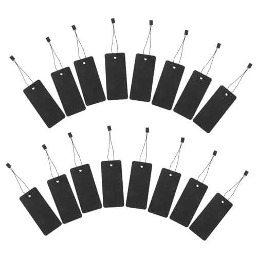 MOTHNUR 200 Satz Teiliges Preisschilder aus Papier mit Schwarzer Schnur Stabile Kleidungsetiketten für Textilien Vielseitige Anhänger zum Beschriften Leicht Langlebig und Praktisch für von MOTHNUR
