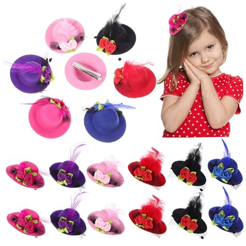 MOTHNUR 24 Stück Teiliges Mini Fascinator Haarclip Farblich Gemischt Langlebiger Mesh Mini Hut Haarschmuck Vielseitig Einsetzbar für Party Hochzeit Geburtstag und Bühnenauftritte MOTHNUR 24 Stück Teiliges Mini Fascinator Haarclip Farblich Gemischt Langlebiger Mesh Mini Hut Haarschmuck Vielseitig Einsetzbar für Party Hochzeit Geburtstag und Bühnenauftritte von MOTHNUR